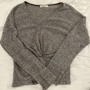 Brown Long Sleeve Top